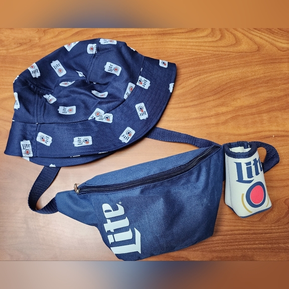 Miller Lite Accessories Miller Lite Fanny Pack Hat Poshmark